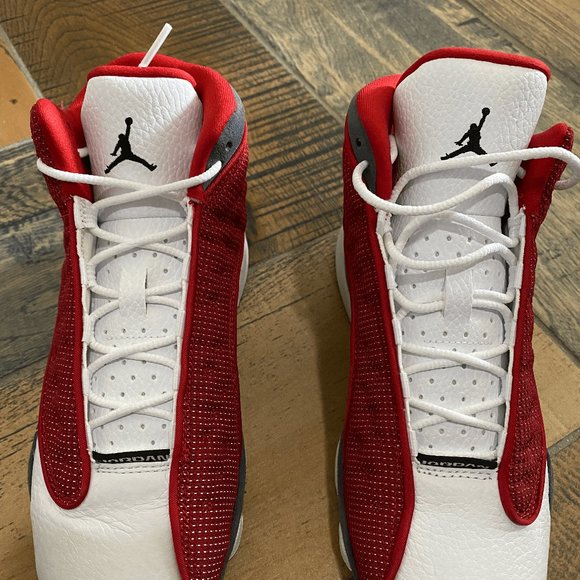 Kids Jordan 13 Retro Gym Red Flint Grey (GS) - Picture 3 of 8